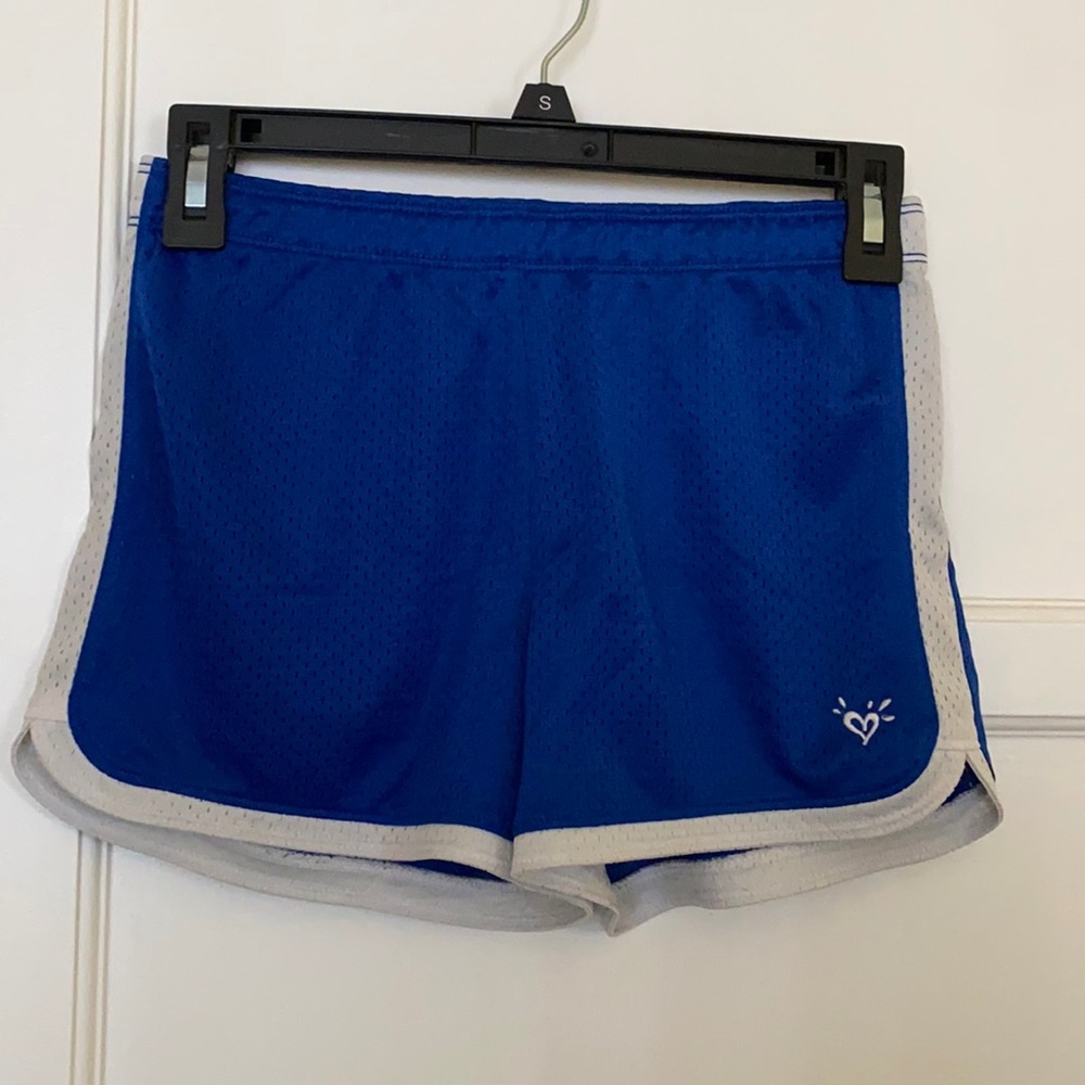 Justice royal blue working out shorts